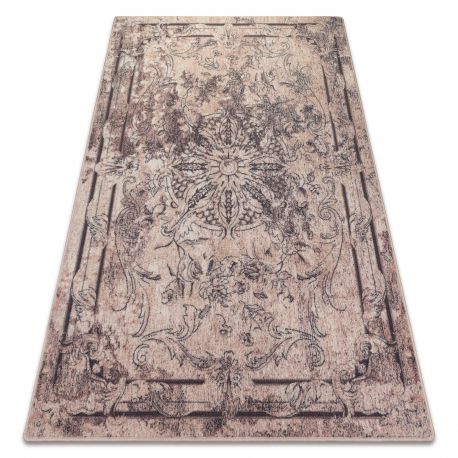 Taburet KWADRAT 50 x 50 x 50 cm Boho 2809 Sedací kostka, světle šedá, antracit