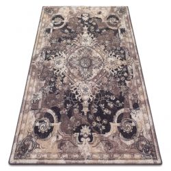 Пуф КВАДРАТ 50 x 50 x 50 см пуф Boho 22084, підніжка, антрацит / кремовий