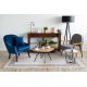 Pouffe SQUARE 50 x 50 x 50 cm Boho 22075 footrest, for sitting black / light grey