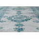 Runner VINTAGE 22206064 Rosette turquoise / gray