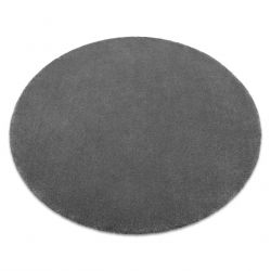 Carpet, round STAR grey
