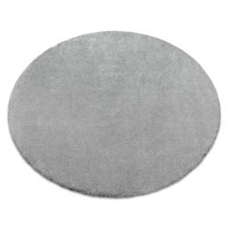 Carpet, round STAR silver