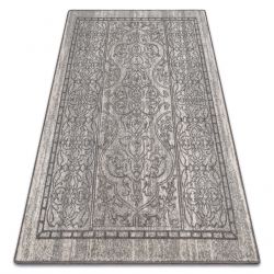 Puff CILINDRO 50 x 50 x 50 cm Pouf Boho 2816 poggiapiedi, sedile di lana, crema / taupe