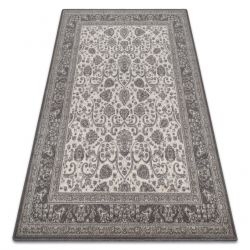 Pufa WALEC puf 50 x 50 x 50 cm pufa Boho 2809 podnóżek, do siedzenia jasnoszary / antracyt