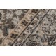 Pouff CILINDRU 50 x 50 x 50 cm suport pentru picioare Boho 22084, pentru șezut albastru inchis / crema