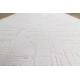 Ekologický koberec CASA, EKO SISAL Boho Cik cak 2806, krémový, tmavo šedo hnědý, recyklovatelná bavlna bavlna