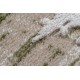 Covor ECO SISAL BOHO MOROC Caro 22297 franjuri - două niveluri de lână gri / cremă, covor reciclat