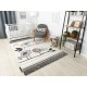 Moderno FISY alfombra sisal 20776 Zigzag, mezcla rosado