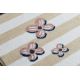 Moderno FISY tappeto SIZAL 20776 Zigzag, melange rosa