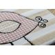 Modern FISY carpet SISAL 20776 Zigzag, melange pink