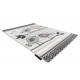 Moderno FISY alfombra sisal 20776 Zigzag, mezcla rosado