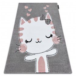 Carpet PETIT KITTY cat grey