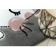 Okrúhly koberec PETIT Mačička , sivá