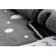 Kulatý koberec PETIT Lama, šedý
