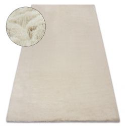 Carpet BUNNY beige IMITATION OF RABBIT FUR