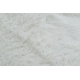 Χαλί BUNNY κύκλος λευκό Απομίμηση γούνας κουνελιού