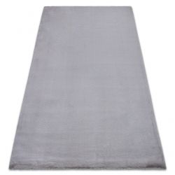 Carpet BUNNY silver IMITATION OF RABBIT FUR