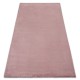 Carpet BUNNY pink IMITATION OF RABBIT FUR