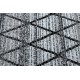Koberec FLAT SISAL 48731637 Náměstí diamant, geometrický šedá / krém