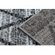 Koberec FLAT SISAL 48731637 Náměstí diamant, geometrický šedá / krém