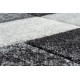 Килим Лущув ARGENT - W6096 трикутники 3D сірий / білий