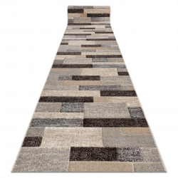 PASSATOIA SIZAL FLOORLUX disegno 20608 Traliccio marocchino nero / argento