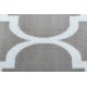 Modern NOBLE carpet 1518 67 Vintage, geometric - structural two levels of fleece cream / grey