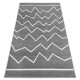 Tapete SPRING 20426332 Sisal quadrados, quadro boucle - cinzento
