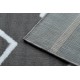 Tapete SPRING 20426332 Sisal quadrados, quadro boucle - cinzento