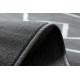 Covor SPRING 20426332 pătrate, cadru sisal, buclat - gri