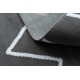 Covor SPRING 20426332 pătrate, cadru sisal, buclat - gri