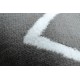 Tapete SPRING 20426332 Sisal quadrados, quadro boucle - cinzento