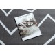 Tapete SPRING 20426332 Sisal quadrados, quadro boucle - cinzento