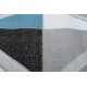 Alfombra NOBLE moderna 1520 45 vintage, geométrico, líneas - Structural dos niveles de vellón gris