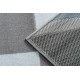 модерен NOBLE килим 1520 45 vintage, Геометричні, линии - structural две нива на руно сив