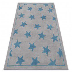 Tapete SPRING 20404994 Sisal hexagonal, boucle - azul