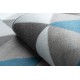Carpet SPRING 20411994 lines, frame sisal, looped - blue