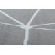 Tapis SIZAL FLAT 48607637 Carrés Losanges gris / crème