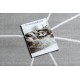 Tapis SIZAL FLAT 48607637 Carrés Losanges gris / crème