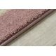Tappeto SOFFI cerchio shaggy 5cm oro