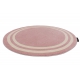 Carpet HAMPTON Frame circle blush pink