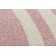 Kilimas HAMPTON Rėmelis Apskritas kilimas rožinė