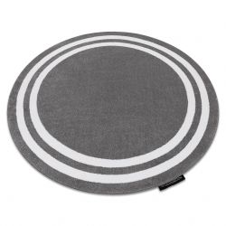 Kulatý koberec HAMPTON Rám šedý