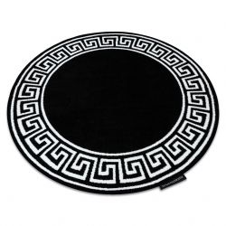 Okrúhly koberec HAMPTON Grecos Grécky , čierna 