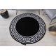 Okrúhly koberec HAMPTON Grecos Grécky , čierna 