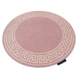 Teppich HAMPTON Grecos Kreis rosa