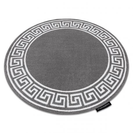 Kulatý koberec HAMPTON Grecos Řecký, šedý