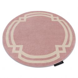 Alfombra HAMPTON Lux círculo rosa