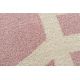 HAMPTON szőnyeg Lux kör rózsaszín