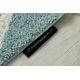 Tappeto BERBER TROIK A0010 blu / bianco Frange berbero marocchino shaggy